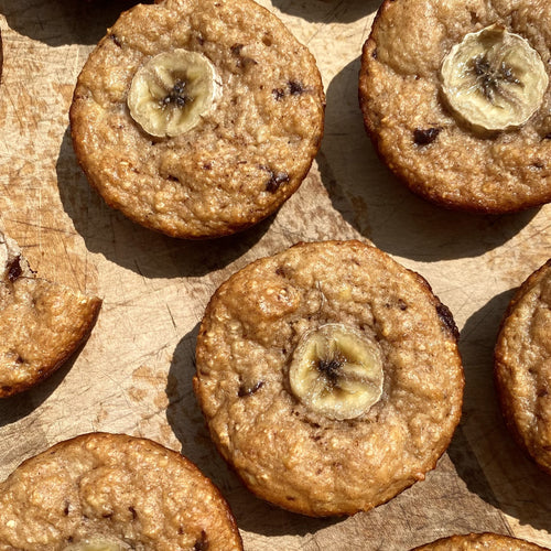 Protein Mini Banana Breads