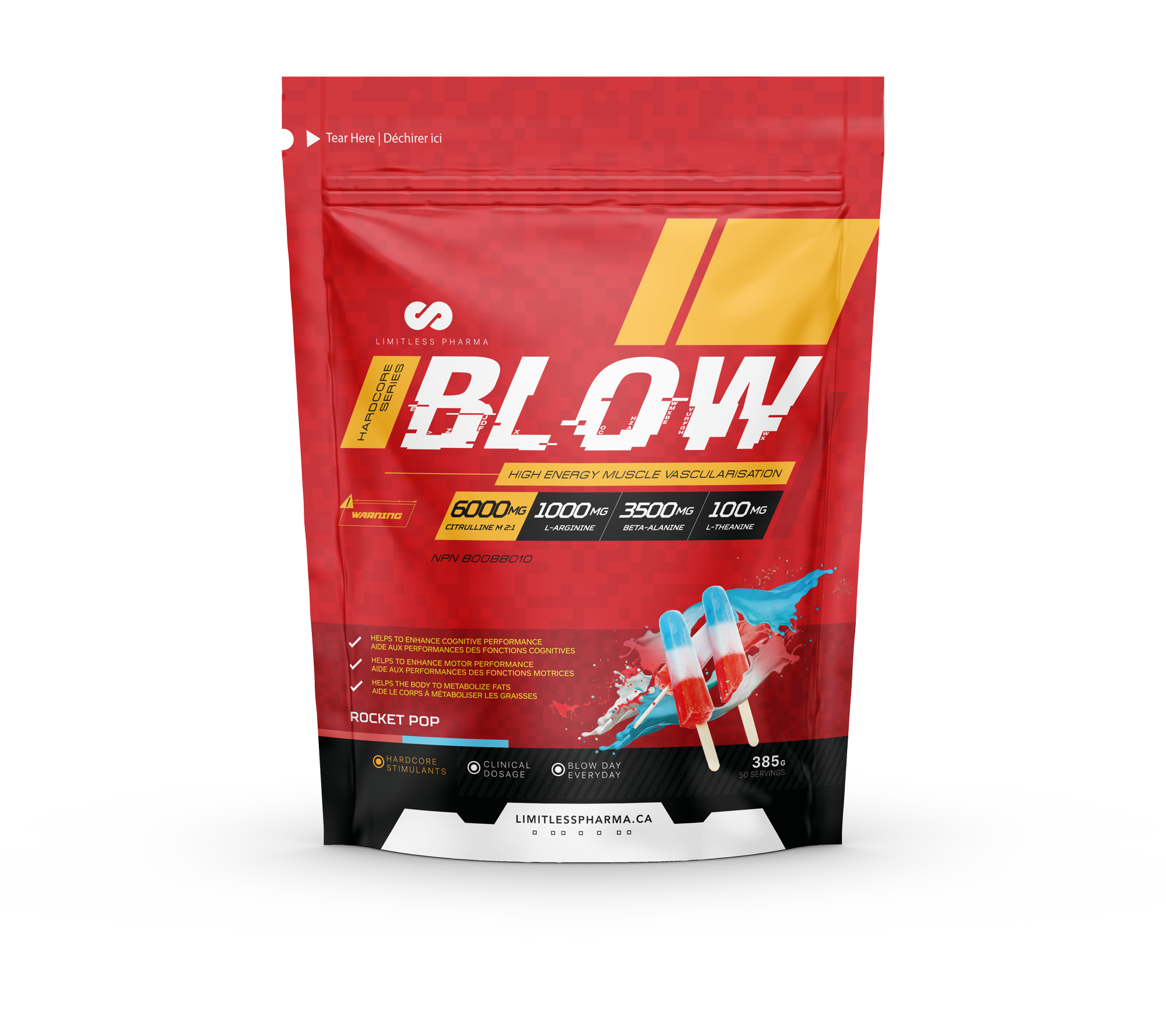 Blow PreWorkout Supplement Boost Stamina, Focus and Energy